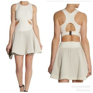 Jay Ahr Cutout Stretch-jersey Mini Dress